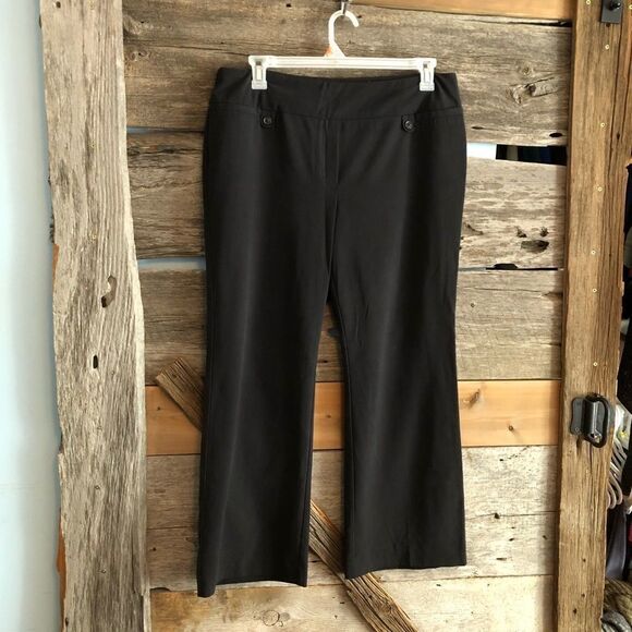 𝅺roz & Ali Petite black dress pants size 16P - Picture 1 of 5